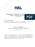 Morphologie Et Croissance Des Reseaux Techniques Urbains