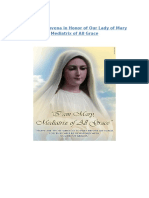 Nine Days Novena in Honor of Our Lady of Mary Mediatrix of All Grace