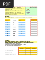 Excel Basic & Advanced Exercises