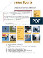 Extreme Sports Vocabulary Activities B2 Eslprintables PDF