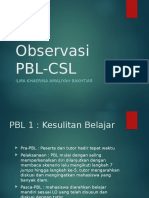 Observasi PBL CSL