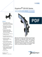 Ergotron® DS100 Series: Space-Saving Desk Stands