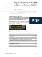 Setting of Auxiliary Heater Via Viper 2000