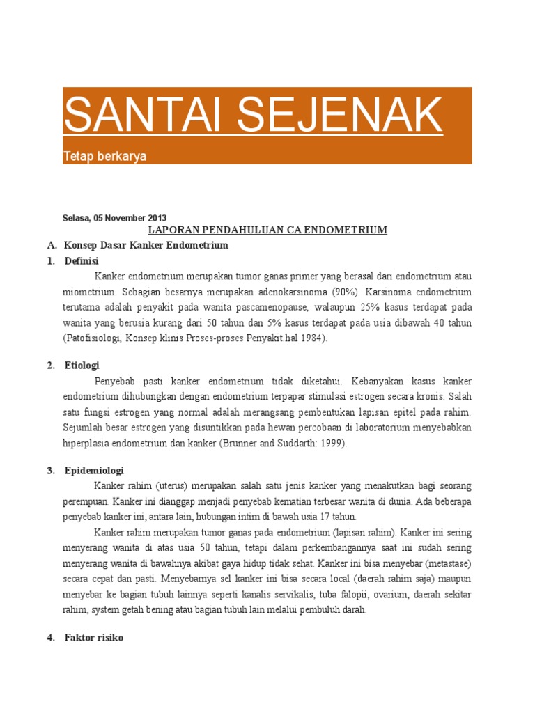 Kanker endometrium di indonesia