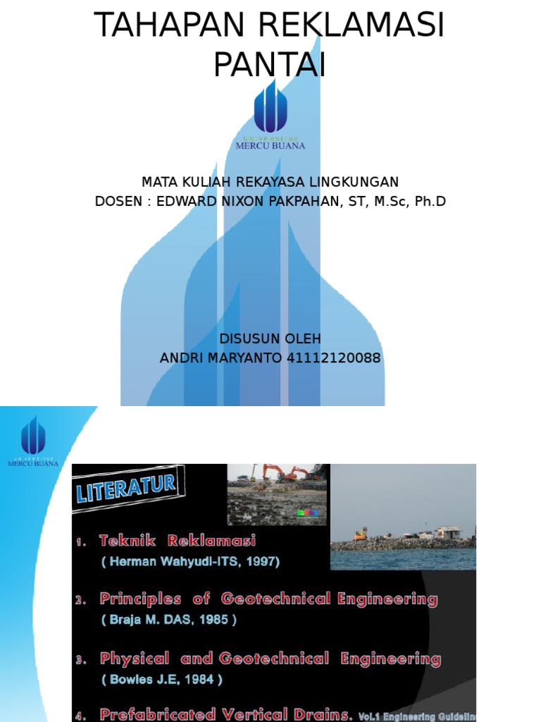 Tahapan Proses Reklamasi Pantai | PDF