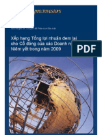 Total Shareholder Return 2009- listed vietnamese companies report
