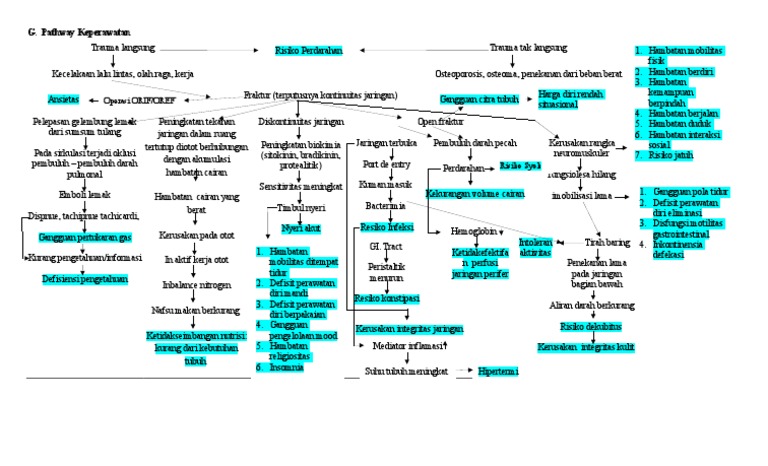 G. Pathway Keperawatan: Operasi ORIF/OREF | PDF | Sains & Matematika