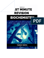 Biochemistry Last Minute Revision PDF