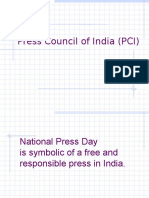 Press Council of India (PCI)