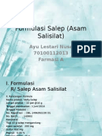 Formulasi Salep Asam Salisilat