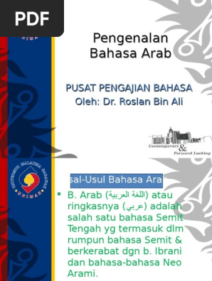 Pengenalan Bahasa Arab Pdf