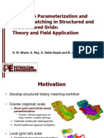 Multiscale Parameterization and History Matching in Structured and Unstructured Grids: Theory and Field Application