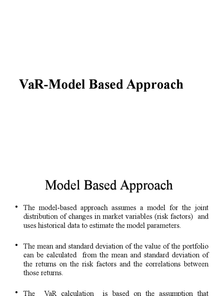 Delta-Normal VaR Method Explained | PDF | Greeks (Finance) | Principal ...