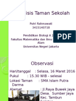 Analisis Taman Di SMA Islam Putradarma