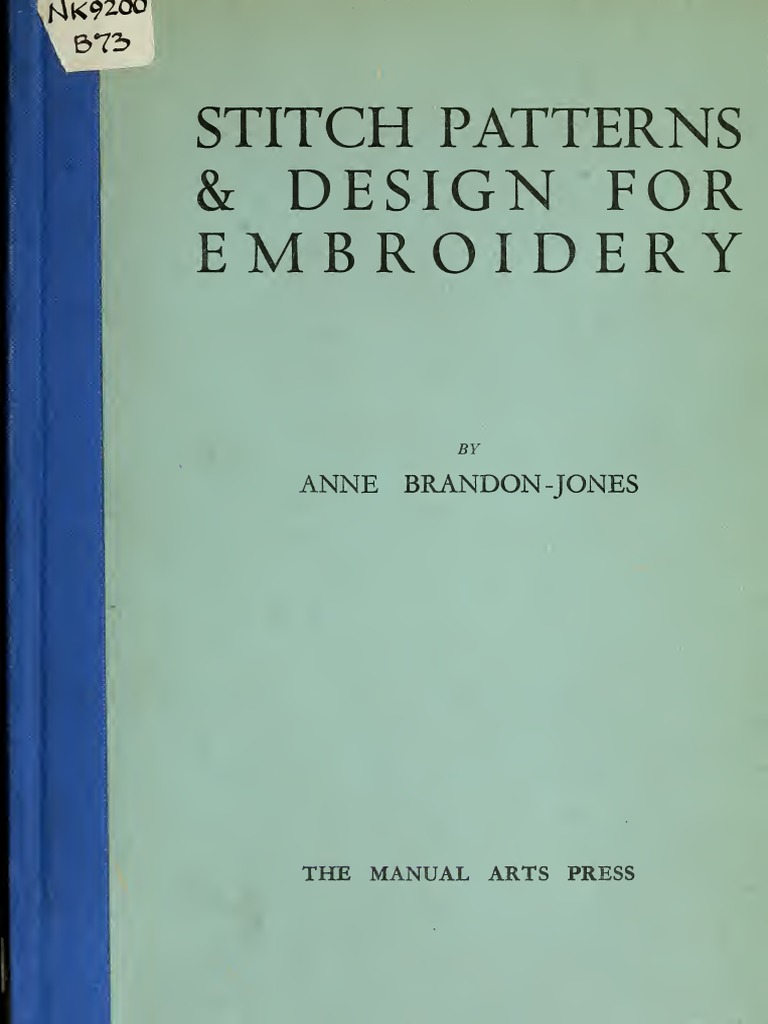 Stitch Patterns & Design For Embroidery | PDF | Needlework | Embroidery
