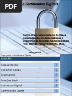 Criptografia e Certificação Digital