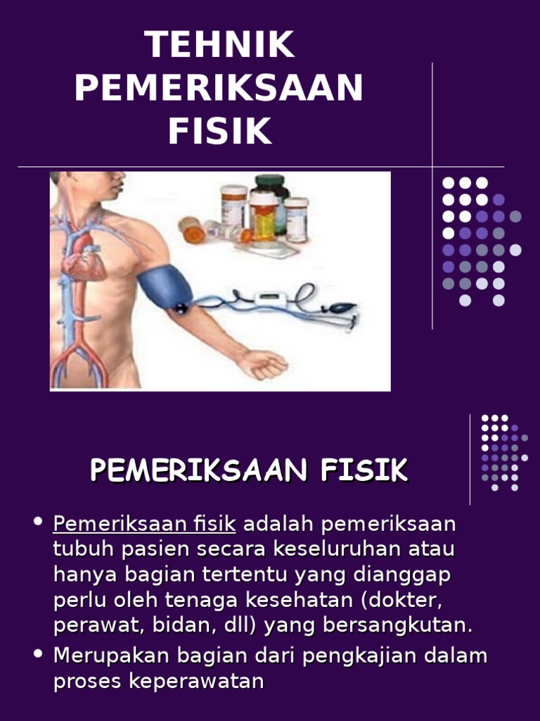 Tehnik Pemeriksaan Fisik  PDF