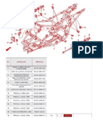Honda trx250 Cuerpo Bastidor