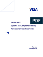Visa 3-D Secure Policies and Procedures Guide