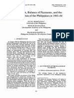 Foreign Debt, Balance of Payments, and The Economic Crisis of The Philippines in 1983-84