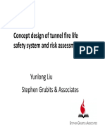 Concept design tunnel fire life safety system