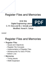 Register Files and Memories