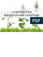 Macam Riba Dan Contoh-contohny