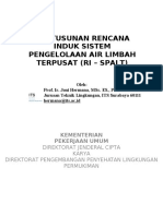 Teknik Penyusunan Rencana Induk Sistem Pengelolaan Air Limbah Terpusat