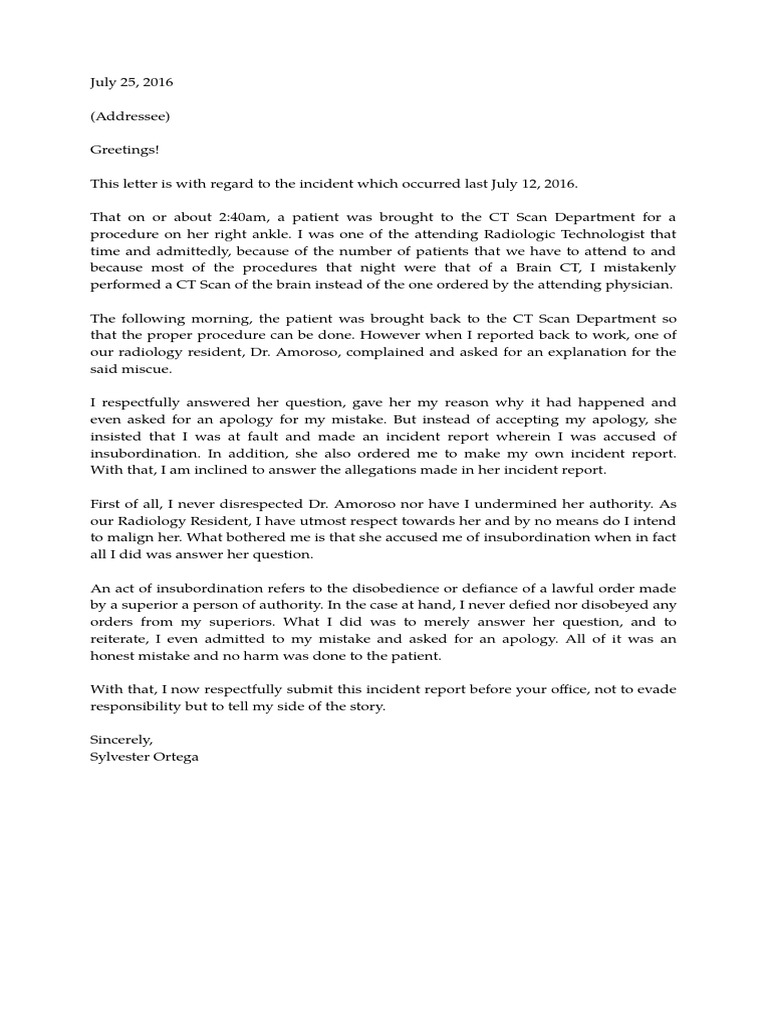 Creatice Apartment Incident Report with Simple Decor