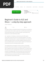 Beginner's Guide To ALE and IDocs - A Step-By-step Approach