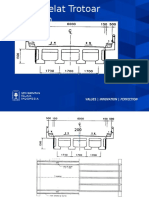 Desain Pelat Trotoar