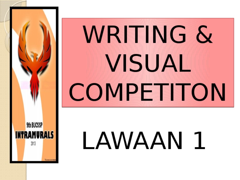 Writing and Visual Competition Guide | PDF