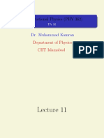 Computational Physics (PHY 362) : Dr. Muhammad Kamran