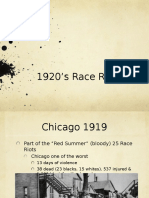 1920s Race Riots