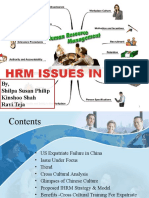 HRM Issues in China