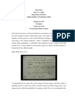 Lecture on PN Junction