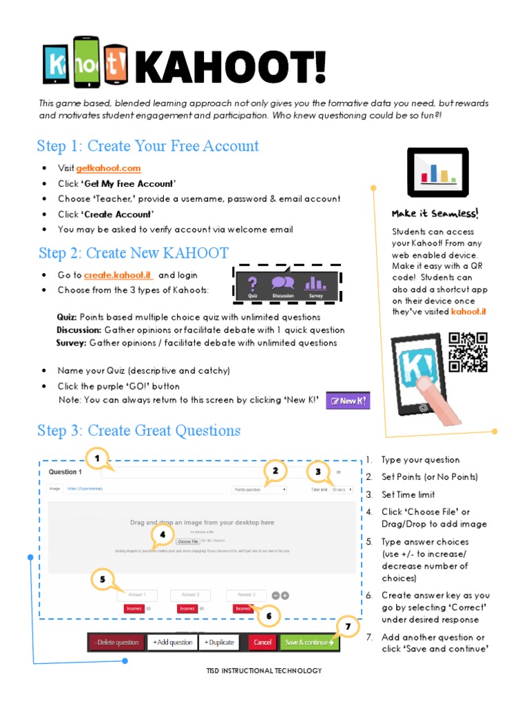 Kahoot Handout Pdf Cyberspace Computing