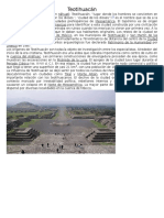 Teotihuacán o Teotihuacán