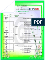 School Calendar 2016-2017