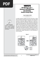 Diffusion & Osmosis Lab