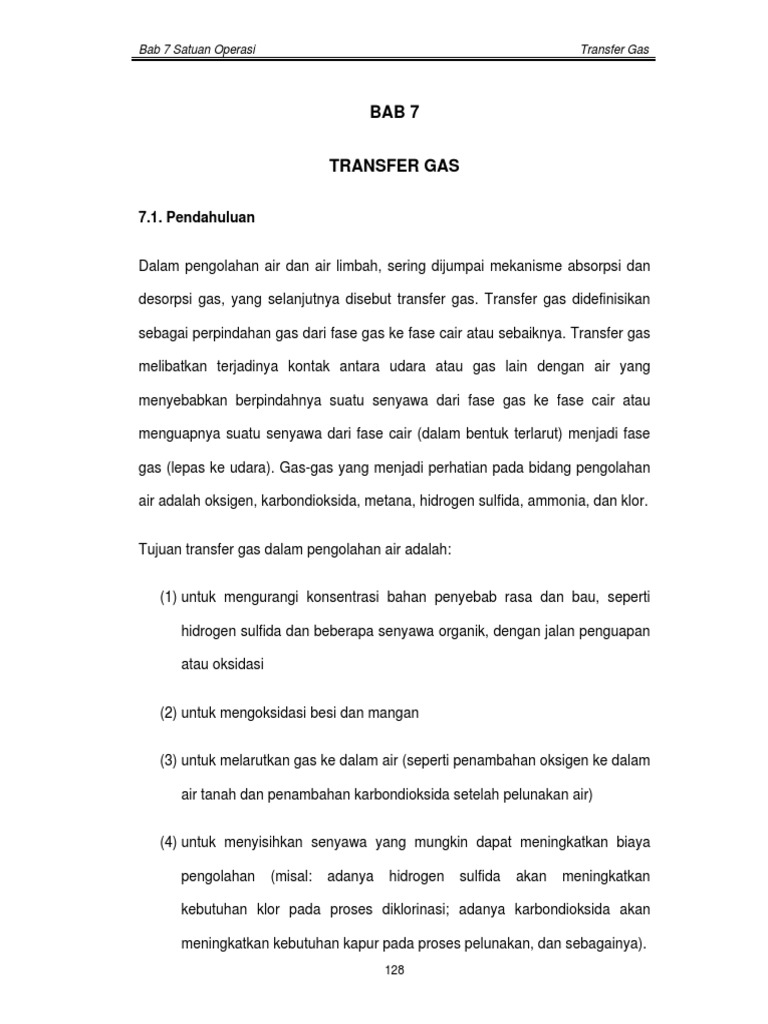 Transfer Gas PDF | PDF | Sains & Matematika