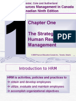 Chapter One The Strategic Role of Human Resources Management