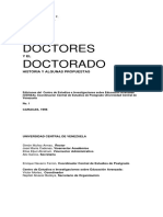 Los Doctores y El Doctorado