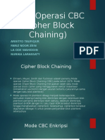 Mode Operasi CBC (Cipher Block Chaining)