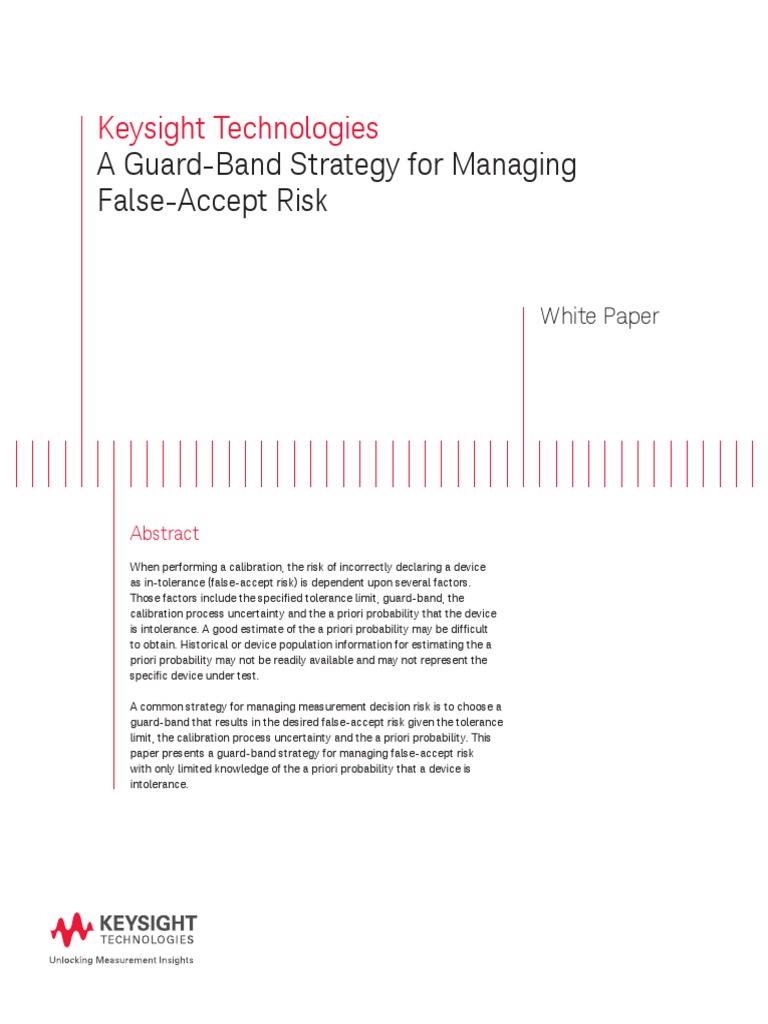 A GuardBand Strategy For Managing False Accept Risk PDF