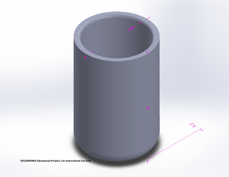 SOLIDWORKS Educational Product. For Instructional Use Only | PDF