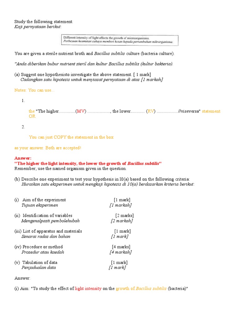 Sample essay biology spm 05 image