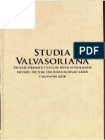Studia Valvasoriana, Contents p.1-2