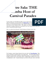 Mestre Sala Brazil Carnival