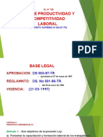 Diapositivas de La Ley Prod. y Comp. Laboral